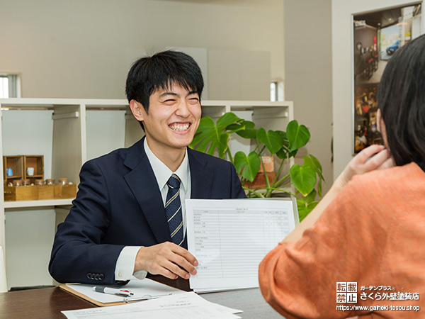 外壁の塗装はさくら外壁塗装店にお任せください！