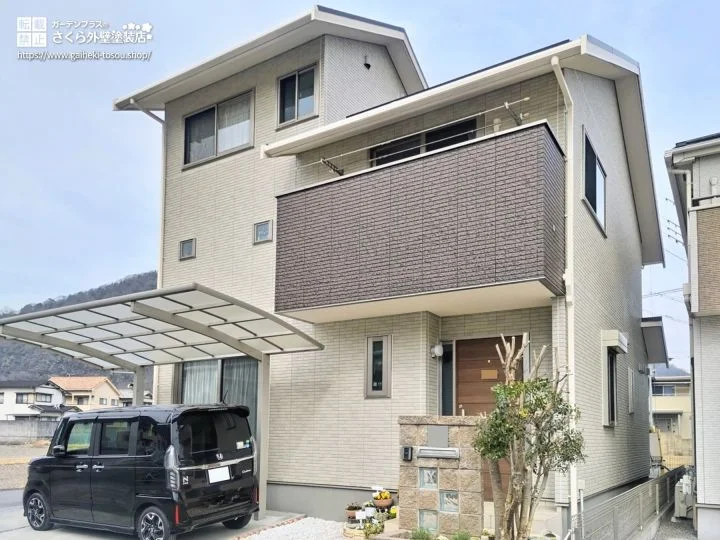 No.600 サイディングの魅力を活かすクリヤー塗装で仕上げた外壁塗装・屋根塗装工事