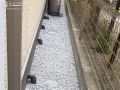 犬走りにも砂利敷き