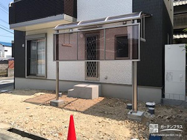 家事に便利なテラス屋根の設置工事