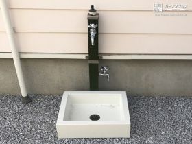 デザインから気品溢れる立水栓